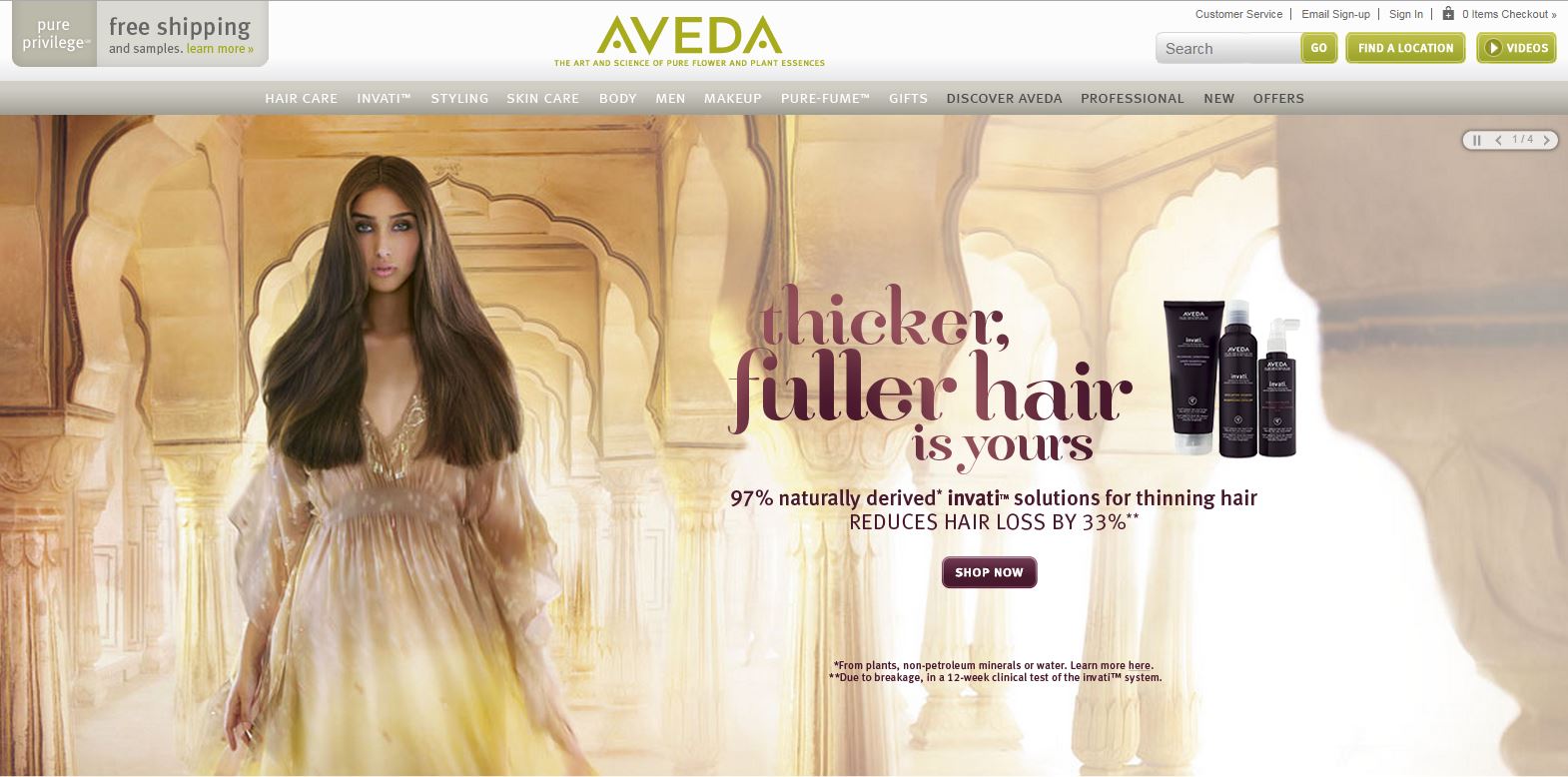 Aveda - Building Brand Recognition 