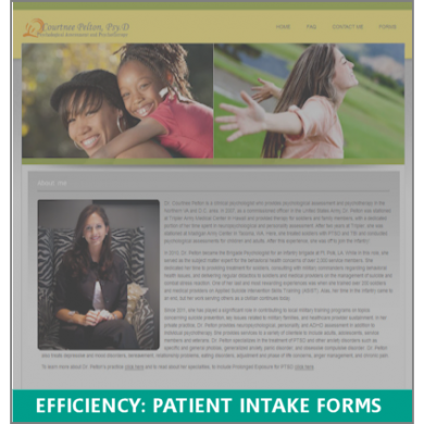Efficiency: Patient Intake Forms