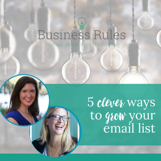 5 Clever Ways to Grow Your Email Marketing List | Business Rules Marketing video